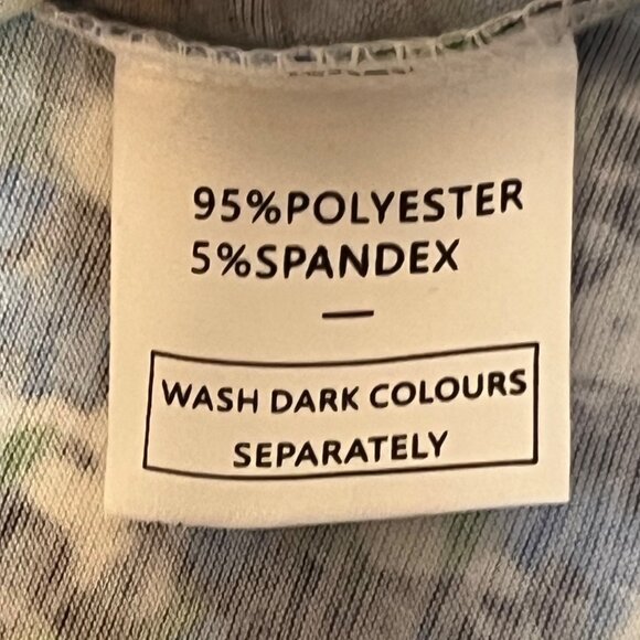 NWT Qeefan Women S Sleeveless Floral A-Line Dress Blue Green Loose Vacation - Picture 10 of 16